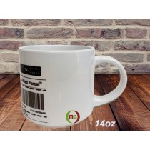 14oz Sublimation  Starbucks White Stackable Mug 